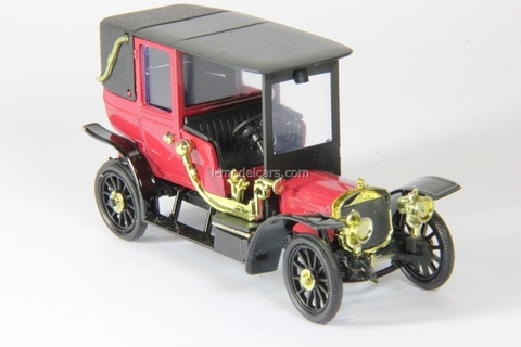Russo-Balt C24-30 Landole 1910 burgundy Agat Mossar Tantal 1:43