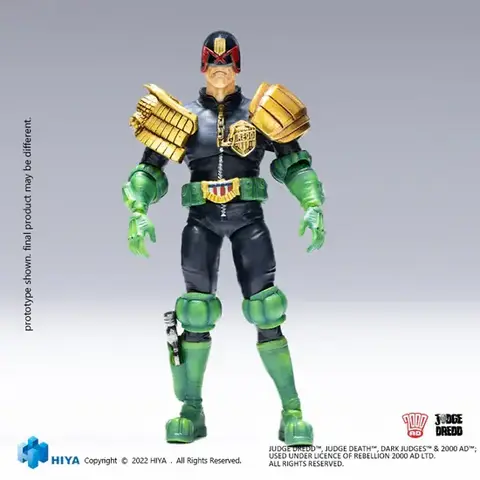 Фигурка Судья Дредд комикс масштаб 1/18 Hiya Toys