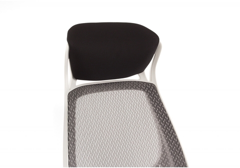 Офисное кресло для персонала и руководителя Компьютерное Burgos белое 69*69*122 Белый пластик /Черный