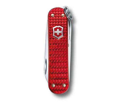 Нож-брелок Victorinox Classic Precious Alox, Iconic Red (0.6221.401G)