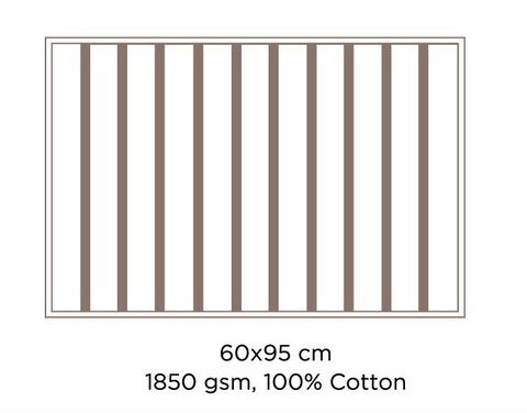 Коврик для ванной 60x95 Hamam Pera эгейский изумруд