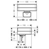 Axor 42819990 Universal Softsquare Диспенсер для жидкого мыла, цвет полированное золото