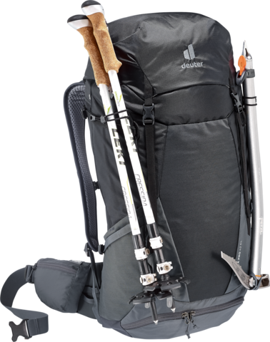 Картинка рюкзак туристический Deuter Futura Pro 40 black-graphite - 8