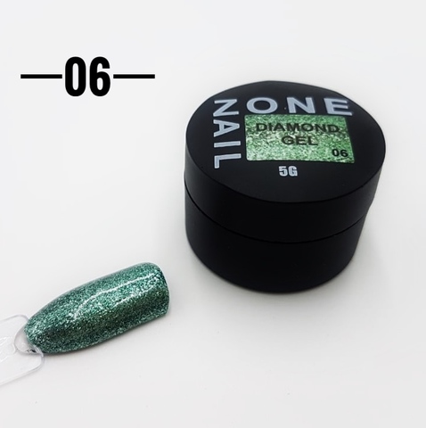 Гель-шиммер ONENAIL Diamond Gel 06 5г