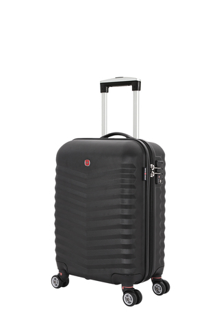 Чемодан малый SWISSGEAR Fribourg, черный (SWS32300252) 37x23x54 см., 35 л., АБС-пластик - Wenger-Victorinox.Ru