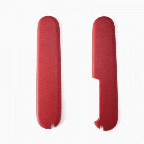 Набор накладок для ножа Victorinox 91 мм., цвет красный, поверхность матовая EcoLine, без изображения креста - Wenger-Victorinox.Ru