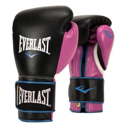 Перчатки POWERLOCK PU. Everlast чёрно-розовые