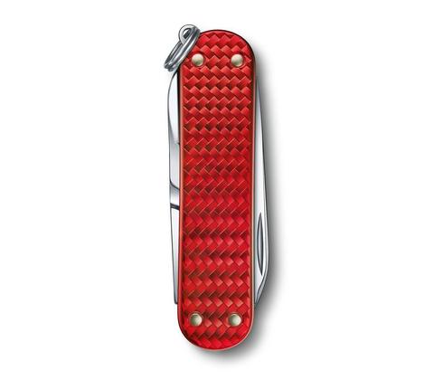 Нож-брелок Victorinox Classic Precious Alox, Iconic Red (0.6221.401G)