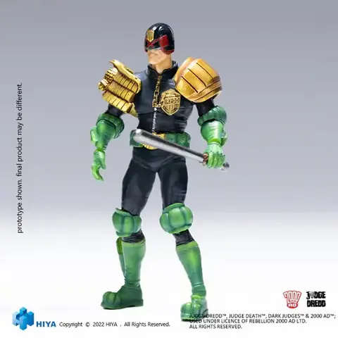 Фигурка Судья Дредд комикс масштаб 1/18 Hiya Toys