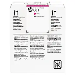 Картридж HP 881 CR332A 5-Ltr Magenta Latex Ink Cartridge для HP Latex 1500/3000/3100/3200/3500
