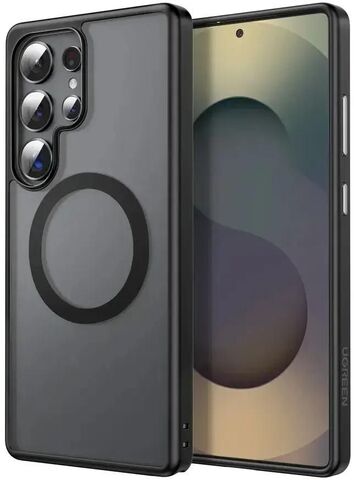 Защитный чехол  UGREEN CA185 (65507) Classy Matte Magnetic Protective Case для Samsung S25 Ultra, черный