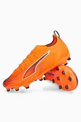 Бутсы Puma Ultra 6 Pro FG/AG Junior - оранжевый