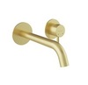 Aqueduto CAN0450 AQD CANO Смеситель для раковины настенный со скрытой частью, шлифованное золото