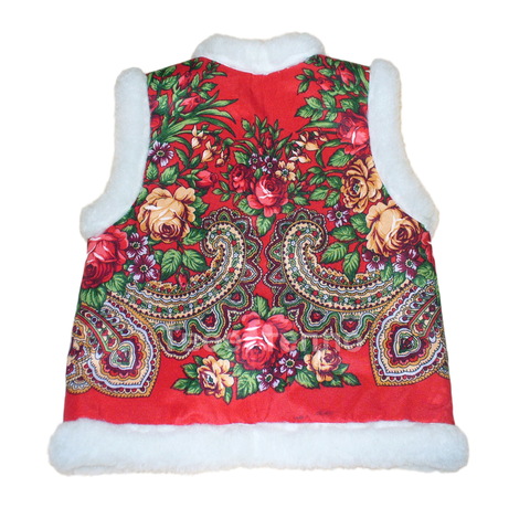 Жилет детский Матрешка 36 размер