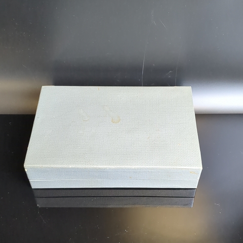 Набор из 6 чайных ложек Пламя в коробке - мельхиор - МНЦ - Кольугино - СССР