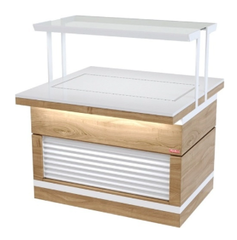 Прилавок с охлаждаемой поверхностью островной REFETTORIO Filin RBN22RSI-ЖЖ ШС