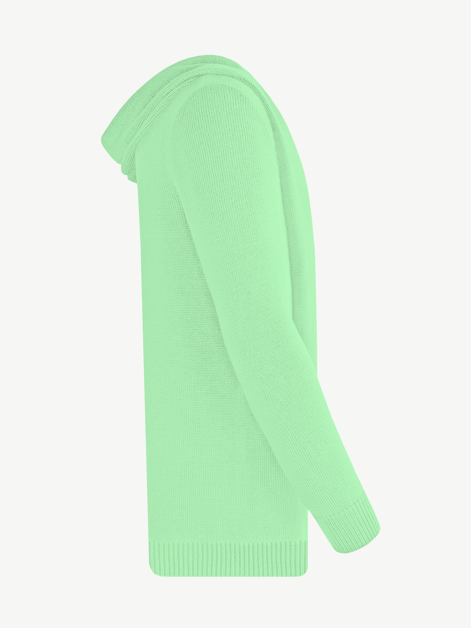 Кардиган с капюшоном из мягкой шерсти