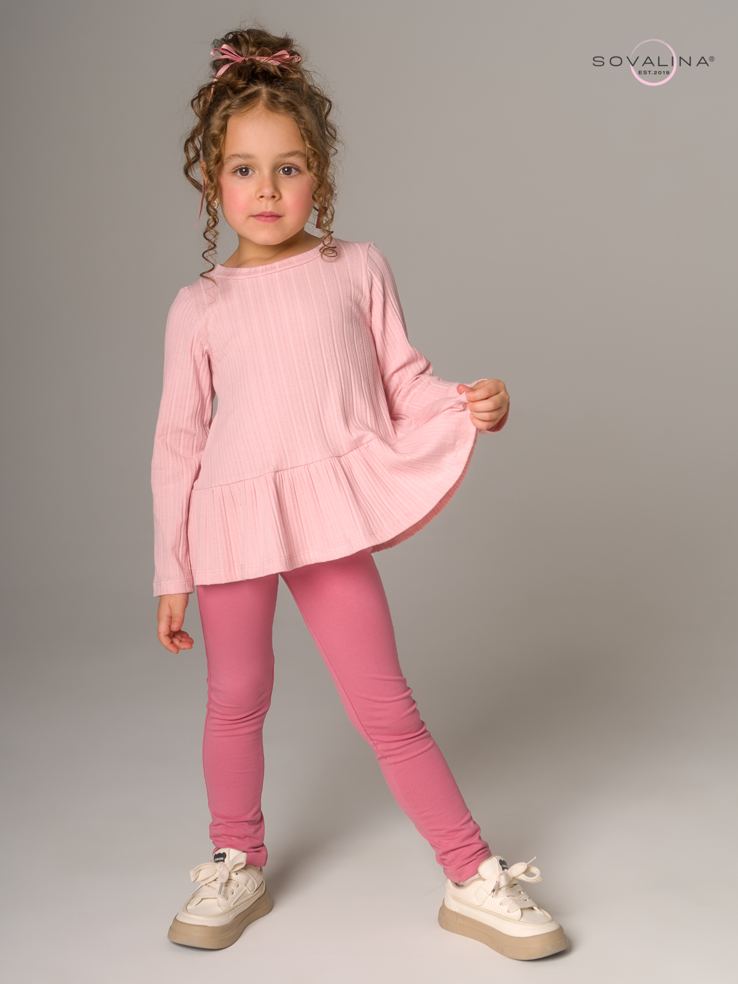 Костюм Алиса SG косичка пудра-сухая роза