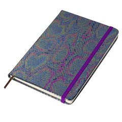 
          Записная книжка, А5, Alingar, 7БЦ, ПВХ голография, на резинке, клетка, 95 л., "Рептилия"