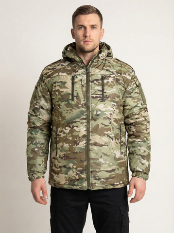 Бушлат зимний мультикам (фольга/мембрана/холофайбер)