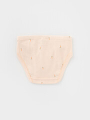 набор трусы/ уп  для девочки  К 1978-3уп/бл.персиковый,пыльный персик,зайчики Ал