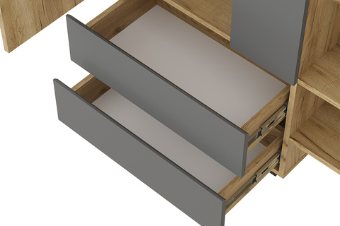 Прихожая Твист крафт / графит