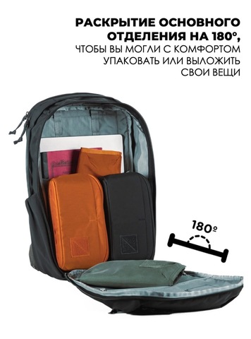 Картинка рюкзак городской Skully 12816 Black - 7