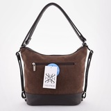 Рюкзак Саломея 1059 эко-замша шоколад