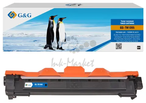 Тонер-картридж G&G для Brother HL-1118, 1208, 1218W, 1222WE, 1202R, DCP-1518, 1519, 1608, 1618W, 1619, 1622WE, 1602R, MFC-1813, 1816, 1818, 1819, 1906, 1908, 1919NW