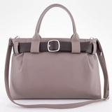 Сумка Саломея 2006 наппа тауп + шоколад