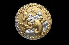 Силиконовый молд Знак зодиака Овен 3 см