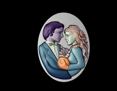 Молд камеи № 19 