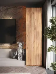 Шкаф Распашной Коричневый 61х220x52,5 SOHO