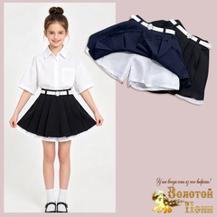 Юбка-шорты девочке (7-11) 260427-G9040