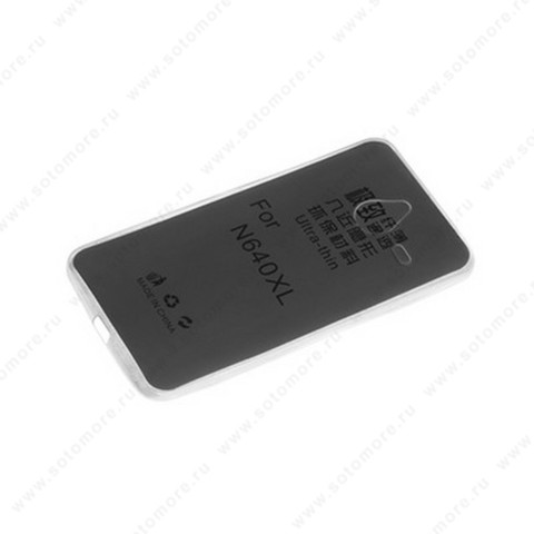 Накладка силиконовая для Nokia N640 XL прозрачная