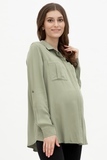 Блузка для беременных 11560 зеленый