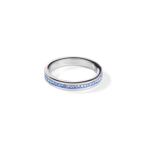 Кольцо Coeur de Lion Hellblau-Silber 0129/40-0741 52 цвет серебряный, голубой