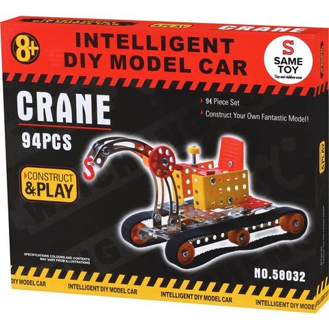 Конструктор металлический Same Toy Inteligent DIY Model Car Кран 94 эл. 58032Ut