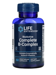 Life extension, полный биоактивный комплекс витаминов группы B, 60 вегетарианских капсул