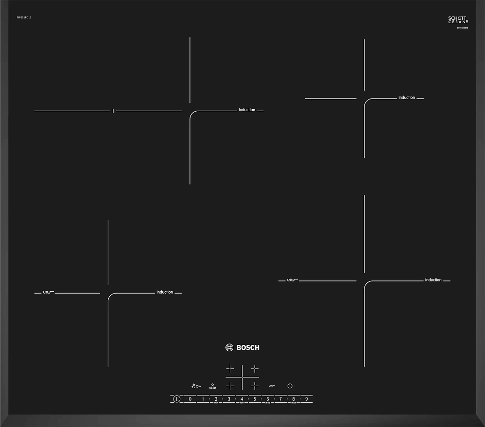 Индукционная варочная панель Bosch PIF651FC1E - купить в Москве на Qkitchen
