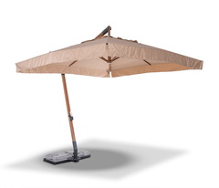 Зонт уличный на боковой опоре деревянный 4sis Корсика 3х4