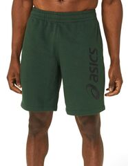 Шорты теннисные Asics Big Logo Sweat Short - rain forest/performance black