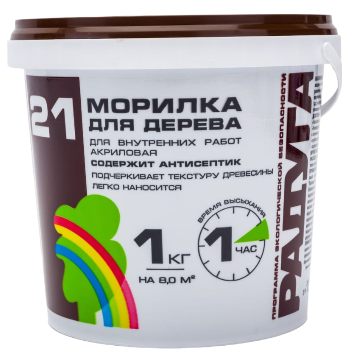 Морилка Радуга-21 орех 1л