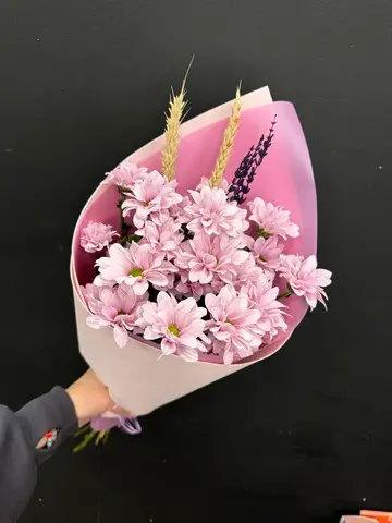 Букет кустовых хризантем, 3шт