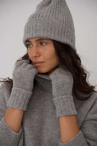 Перчатки из мериноса и кашемира