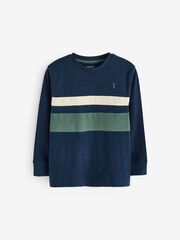 Лонгслив для мальчика Next 681-867, Темно-синий