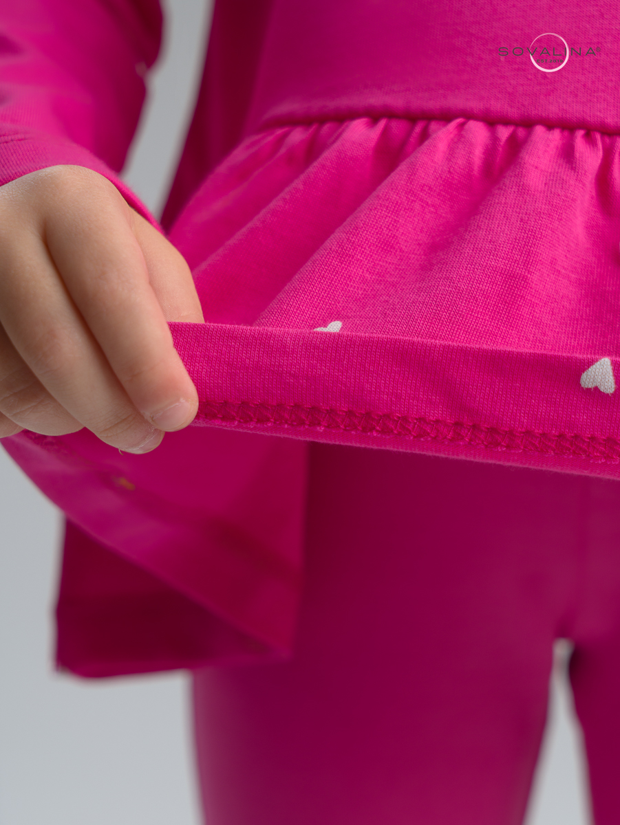 Костюм Алиса SG сердечки барби-фуксия