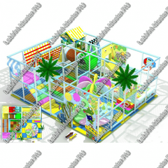 Детский игровой лабиринт "Поцелуй лета"