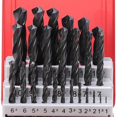 Набор сверл по металлу 1-13мм 25шт DIN338 HSS-R 118° (мет. кейс) Ruko 205213(K)