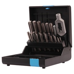 Набор метчиков комплектных M3 -M12 HSS-G DIN352 (+ вороток) 22пр Volkel 47001